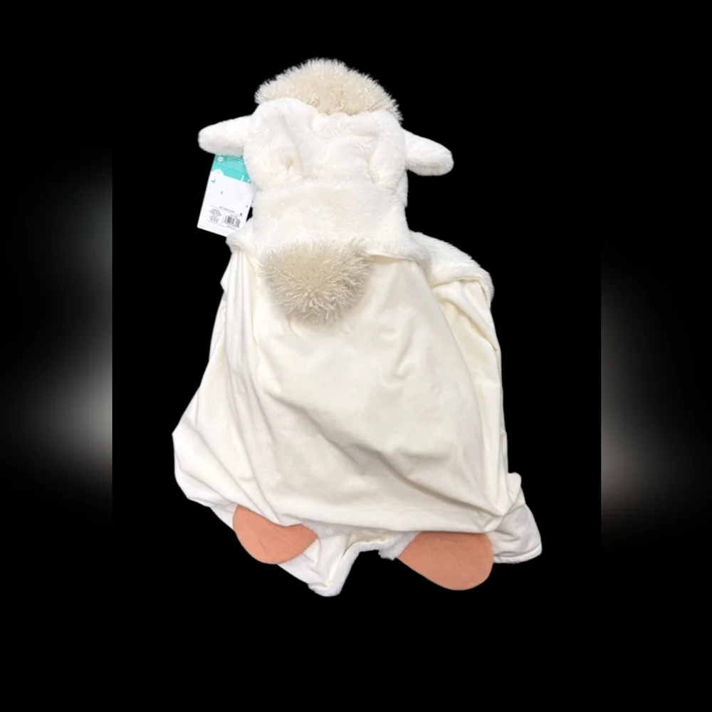 Nwt Pillowfort Kid's Boy Girl Easter/ Christmas Sheep Hooded Blanket One Size